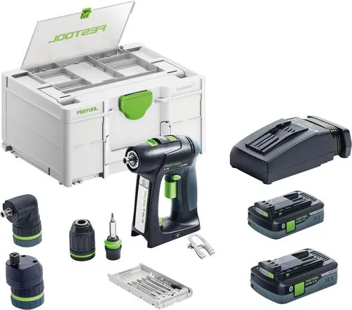 Festool Akku-Bohr-/Schraubmaschine C 18 HPC 4,0 I-Set