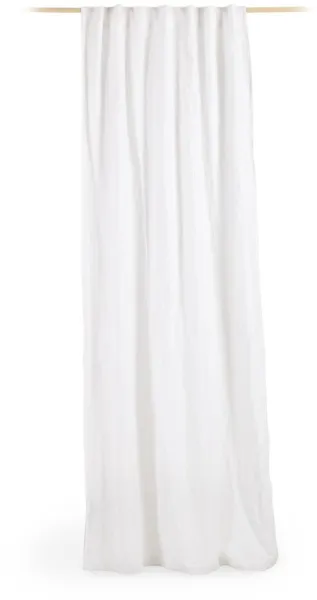 Marja, Vorhang, weiß, H270x140, Stoff