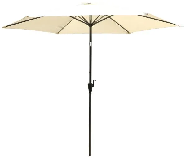 Parasol mit Neigungsfunktion beige 300cm