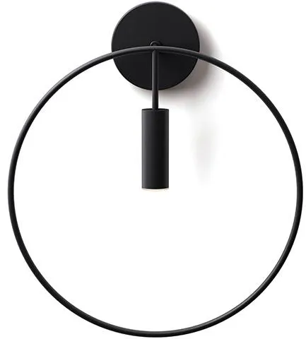 Estiluz Revolta Wandleuchte Schwarz